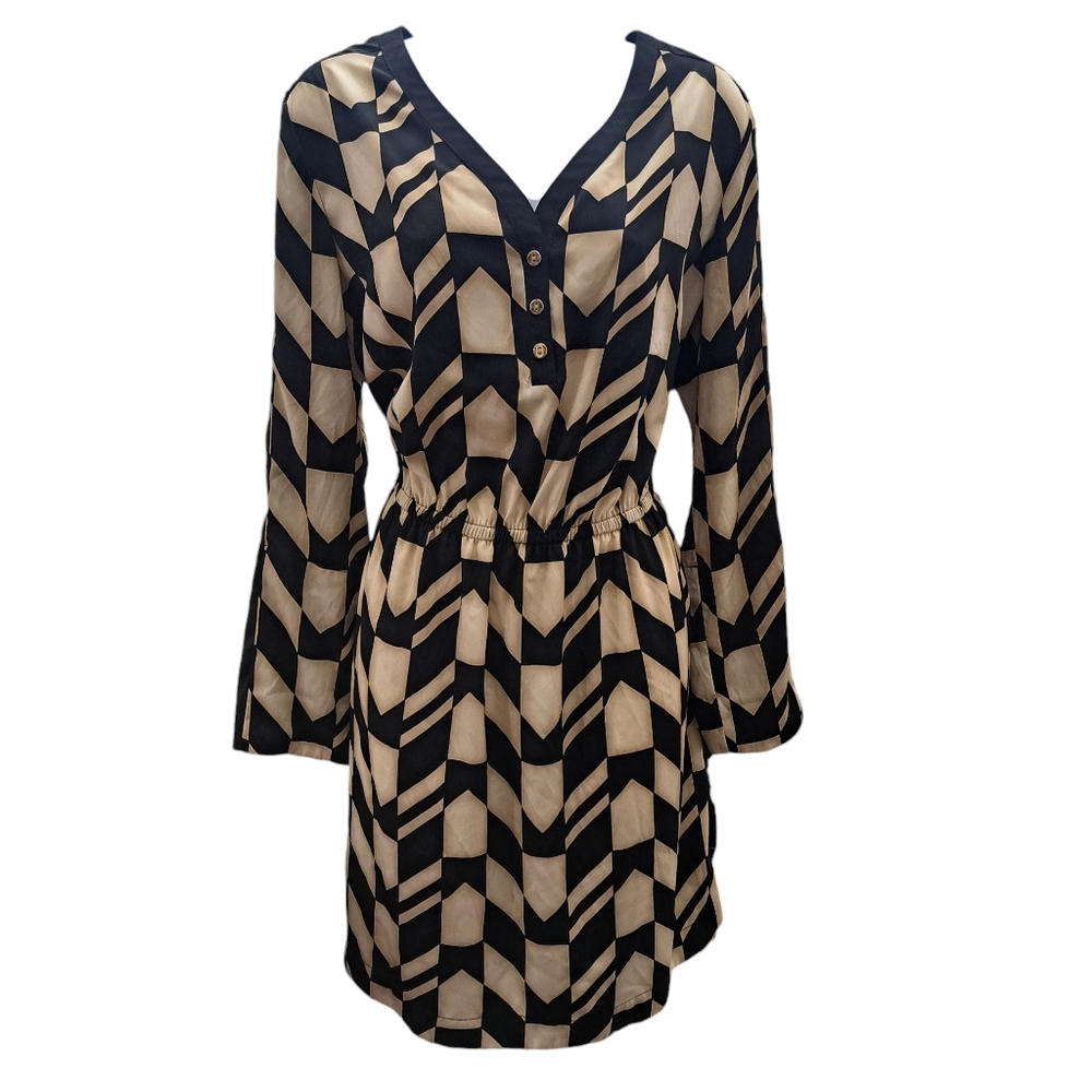 💥💥Alfani Black and Tan Dress Women’s Size 8